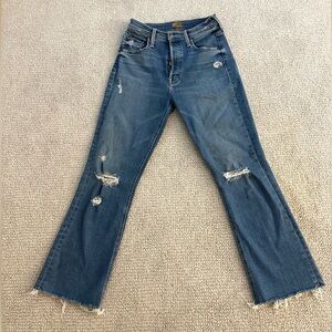 MOTHER Denim Frayed Jeans